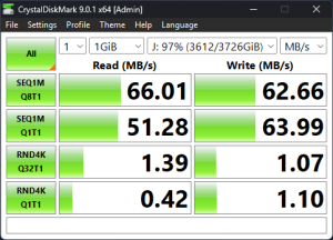 Disk Mark